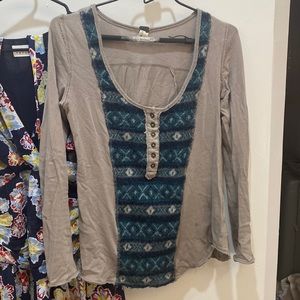 Free people long sleeve top